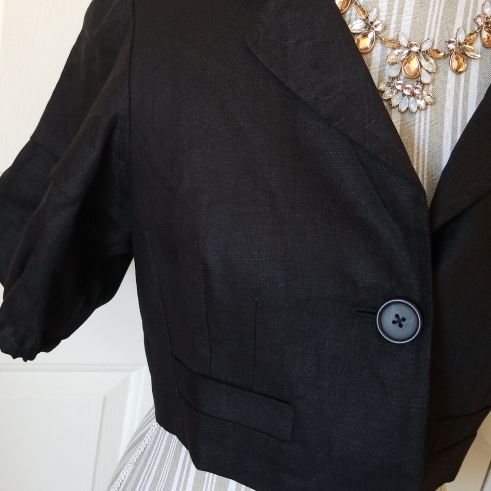 Loft linnen short Jacket sz M - Picture 2 of 8